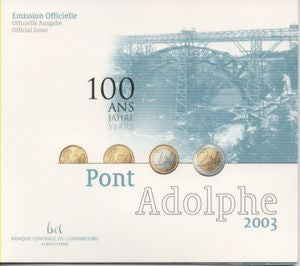 Luksemburg Różne euro zestaw menniczy 2003