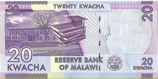 Malawi 20 Kwacha 2020 - UNC