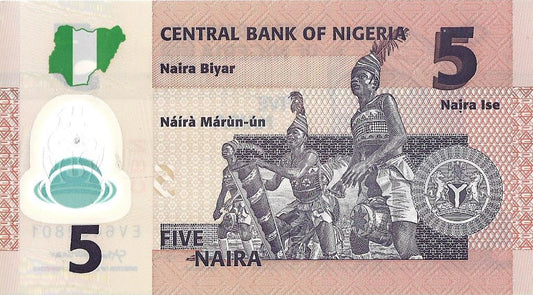 Nigeria 5 Naria 2020 - UNC