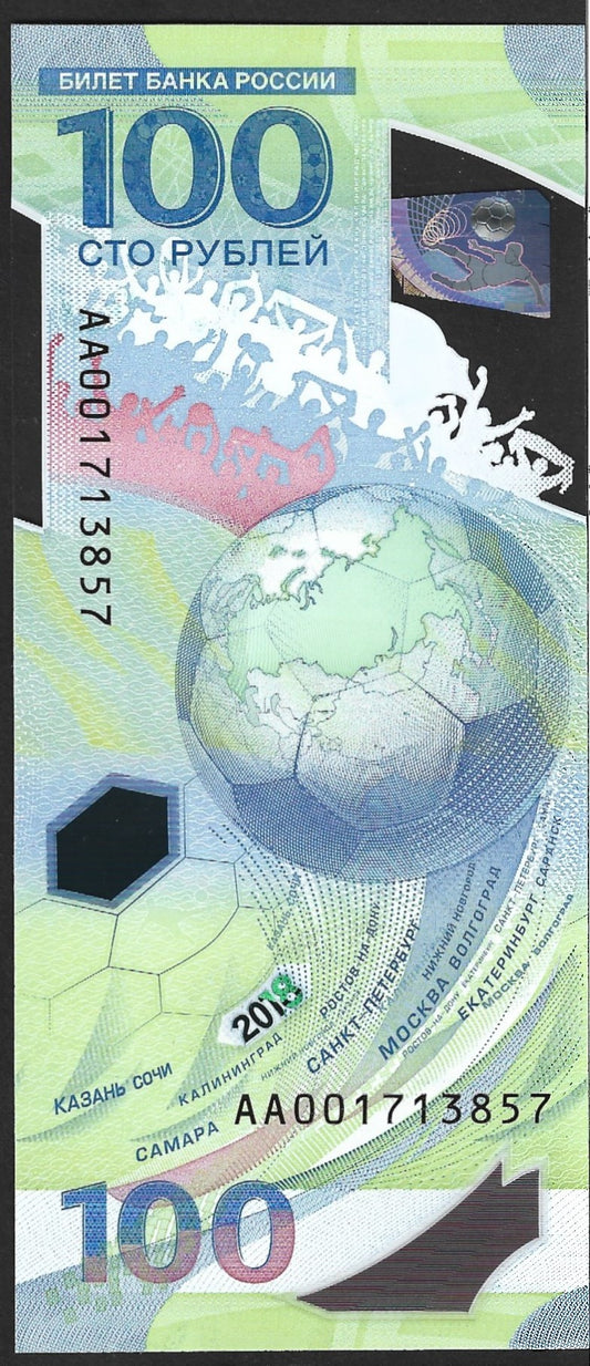 Rosja 100 Rubli 2018 - UNC