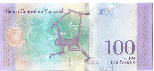 Wenezuela 100 Bolivar 2018 - UNC -I