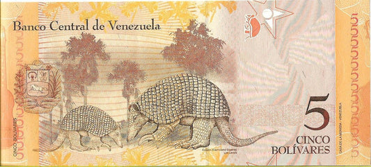 Wenezuela 5 Bolivar 2007 - UNC