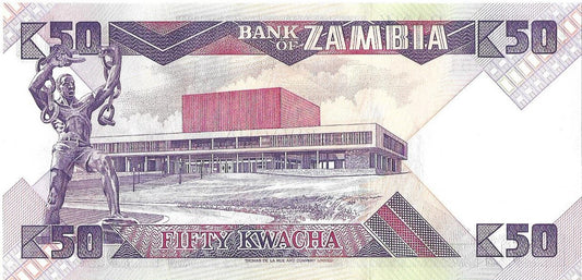 Zambia 50 Kwacha 1986 - UNC