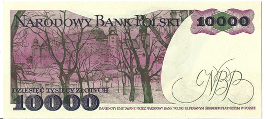 10 000 Złotych 1988 - UNC