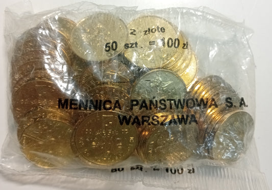 2 zł 2005 - Herby Województw: wielkopolskie  (woreczek 50 szt.)