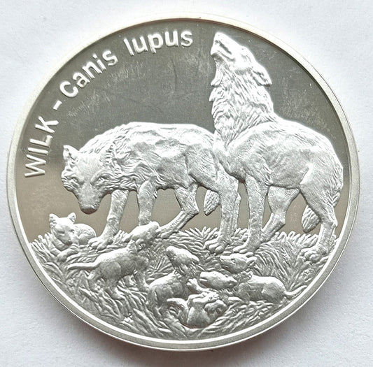 20 Złotych 1999 Zwierzęta Świata - wilk