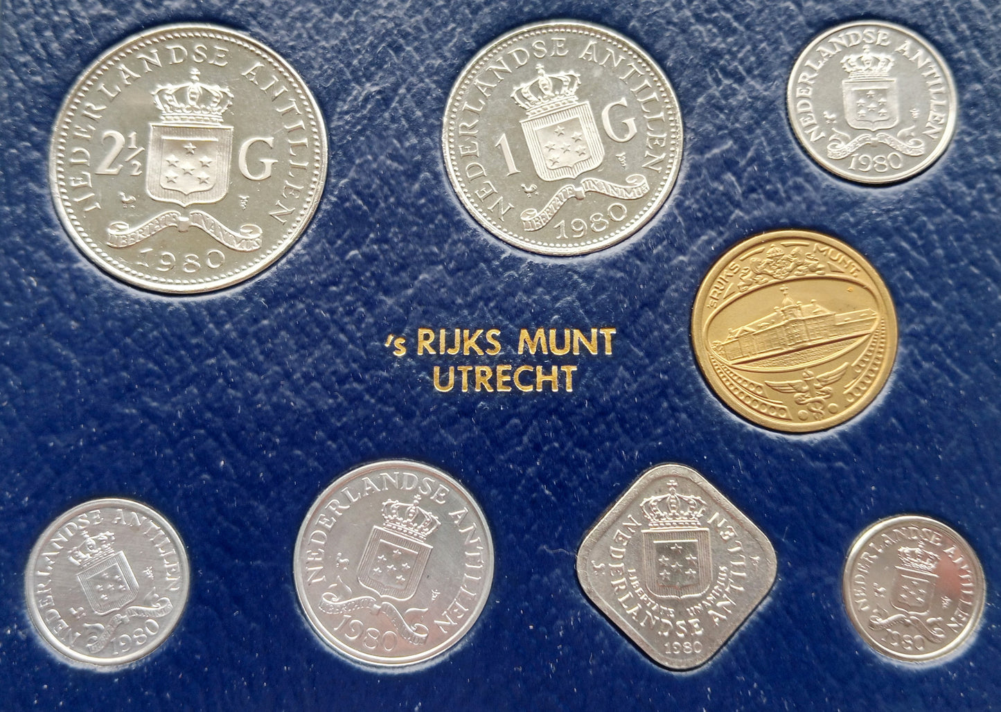 Antyle Holenderskie Zestaw menniczy 1980