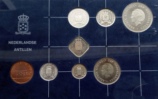 Antyle Holenderskie Zestaw menniczy 1985