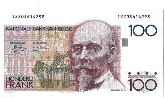 Belgia 100 Frank  - UNC