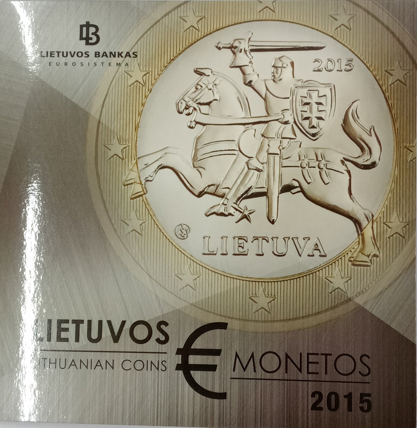 Litwa Różne euro (zestaw) 2015