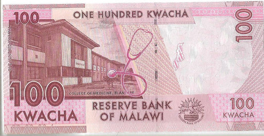 Malawi 100 Kwacha 2020 - UNC
