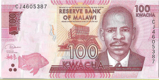 Malawi 100 Kwacha 2020 - UNC