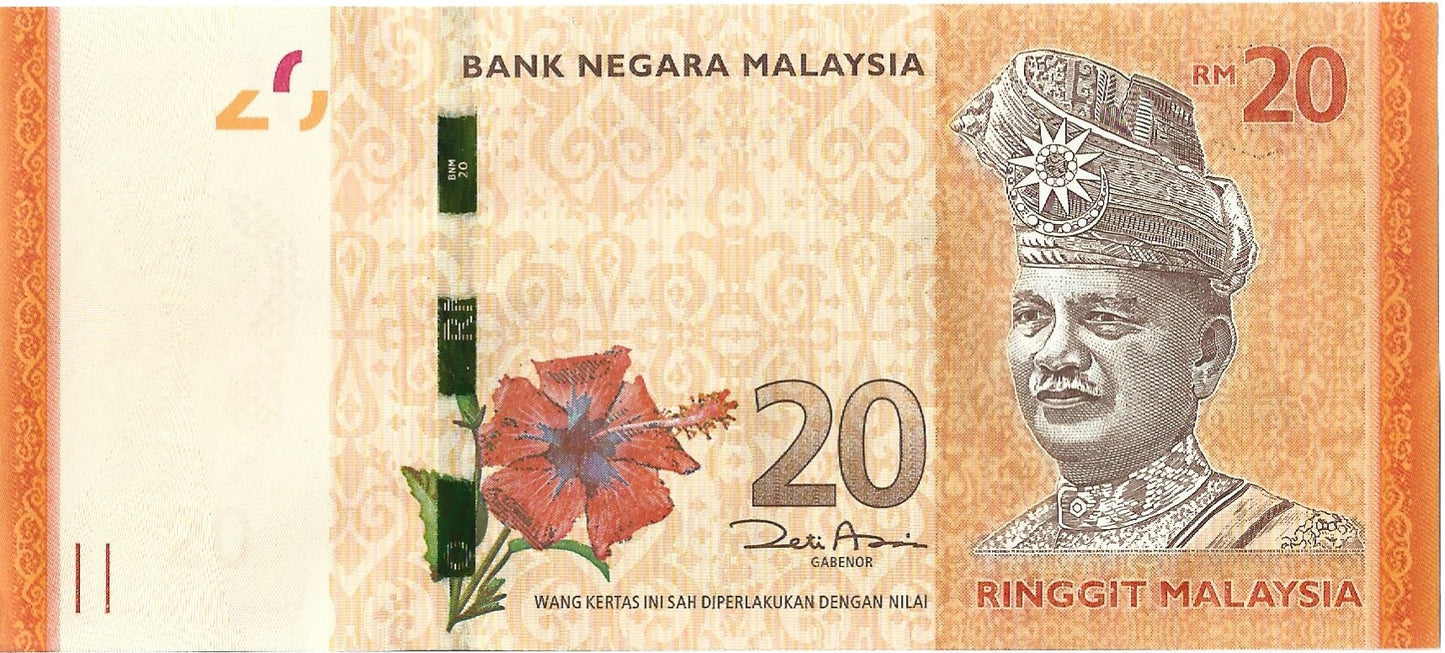 Malezja 20 Ringgit 2011 - UNC