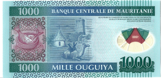 Mauretania 1000 Ouguiya 2014 - UNC