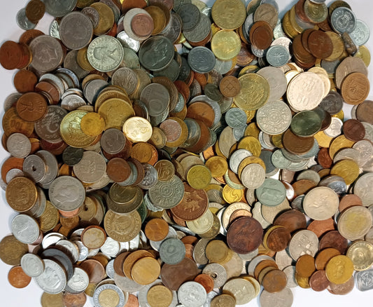 Monety ze świata MIX - zestaw 3 kg