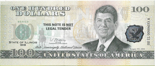 USA 100 Dolarów 2022 Illinois Commemorative Dollar