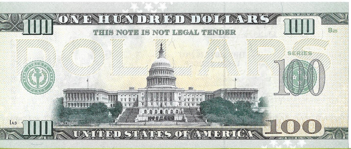 USA 100 Dolarów 2022 Massachusetts Commemorative Dollar