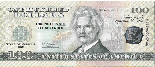 USA 100 Dolarów 2022 Missouri Commemorative Dollar