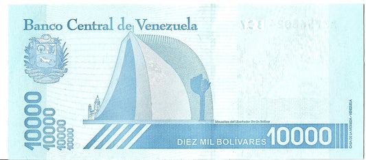 Wenezuela 10 000 Bolivar 2019 - UNC
