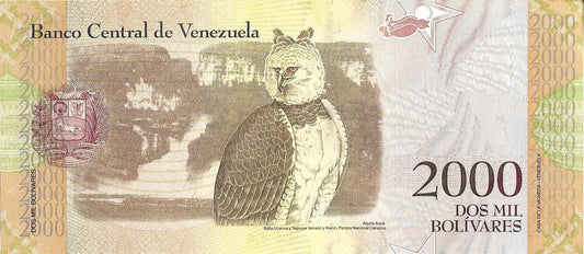 Wenezuela 2000 Bolivar 2016 - UNC