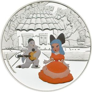 Wyspy Cooka 5 Dolarów 2012 Malwina i Piero