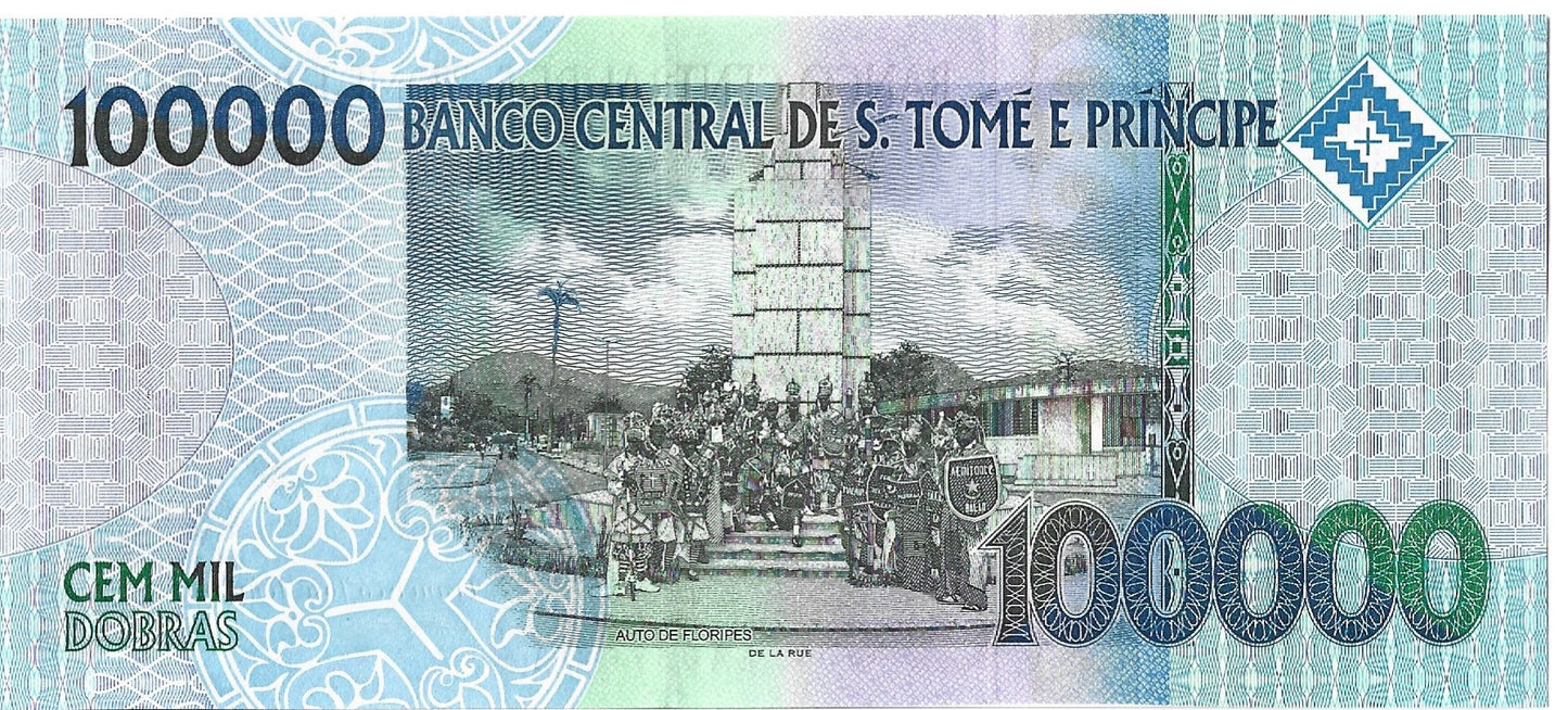 Wyspy Świętego Tomasza i Książęca 100 000 Dobras 2005 - UNC